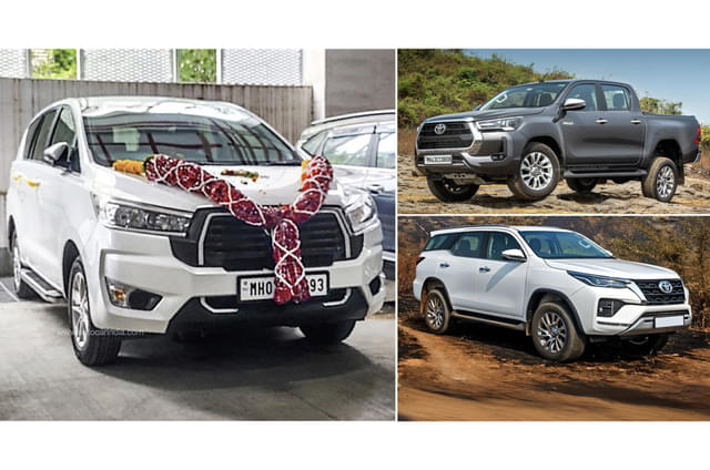 Toyota Innova Crysta, Fortuner, Hilux despatches temporar...